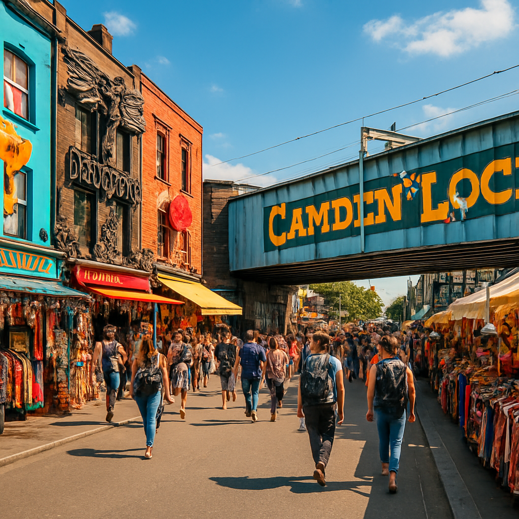 Camden borough in London - Music, markets & culture