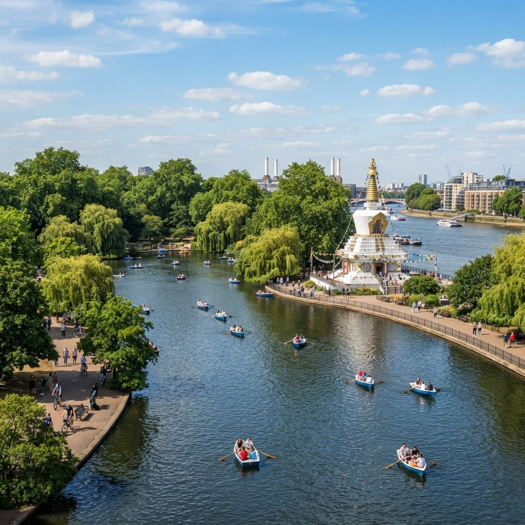 Battersea Park in Battersea, London