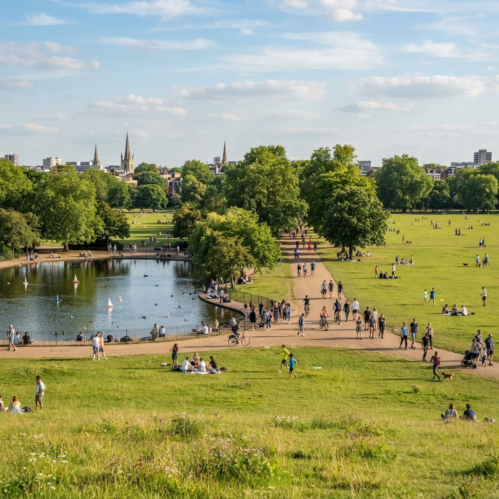 Clapham Common in Clapham, London