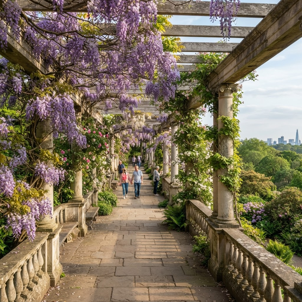 Hampstead Pergola & Hill Garden in Hampstead, London