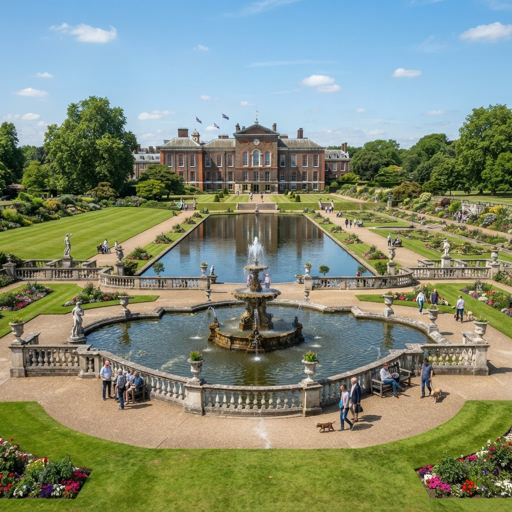 Kensington Gardens in Kensington, London
