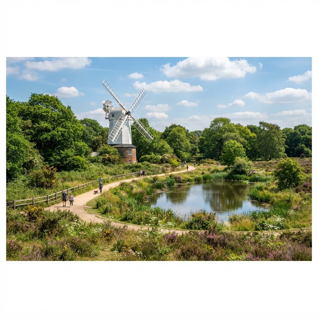Wimbledon Common in Wimbledon, London